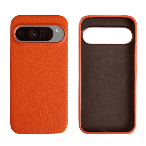Coque Luxe Orange Premium pour Google Pixel